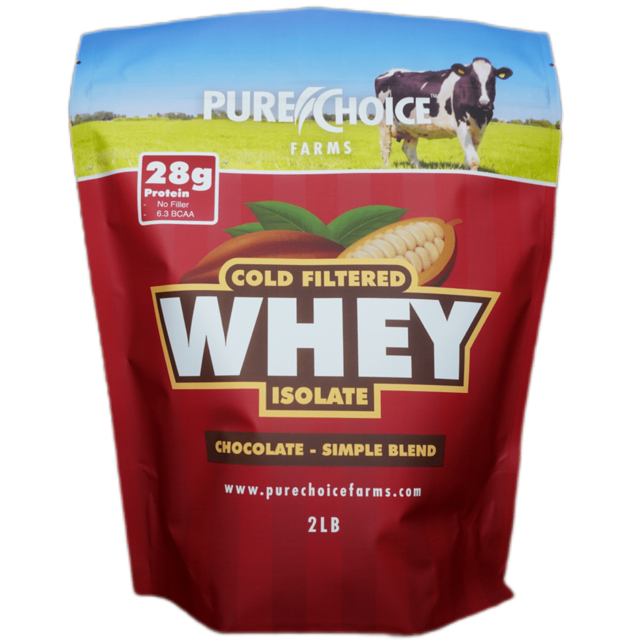 Whey Protein Isolate Chocolate by Pure Choice Farms