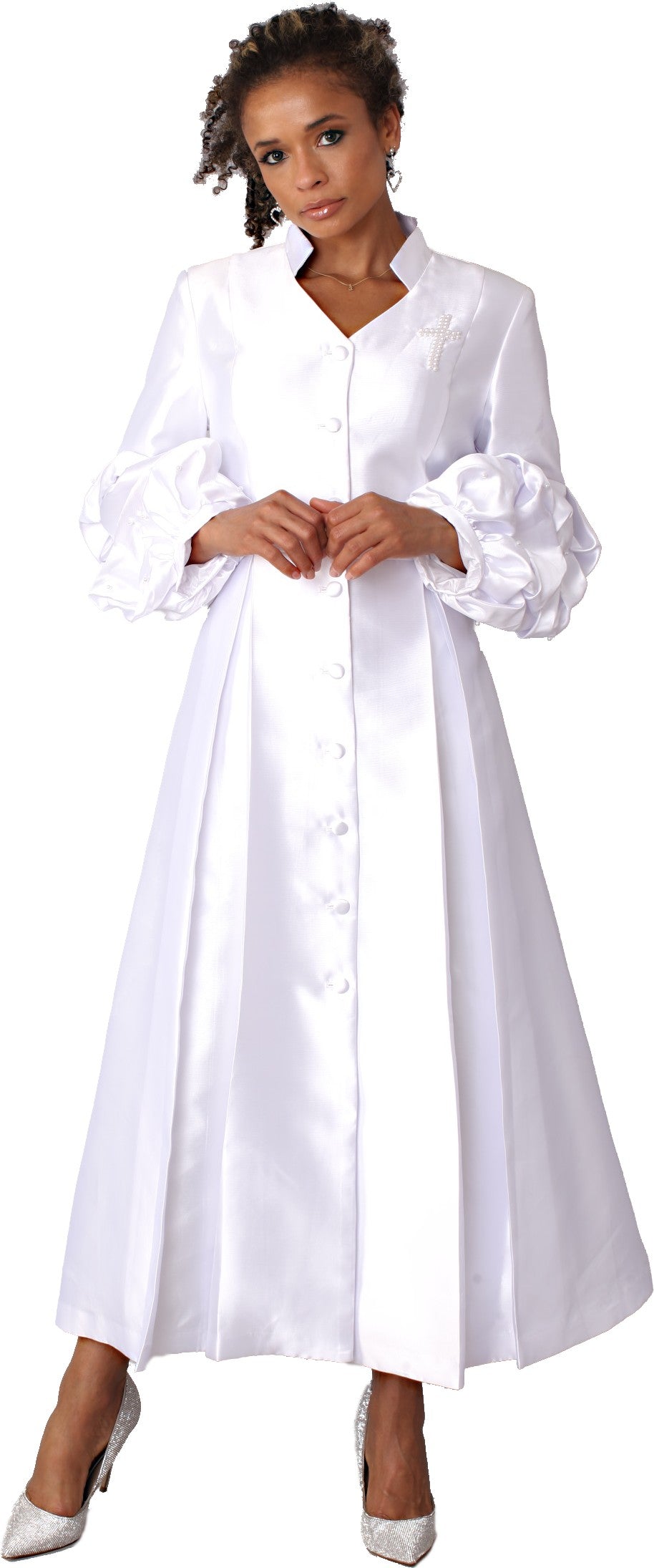 Women’s Plus Size Modern Cassock Robe -4730W by Tally Taylor
