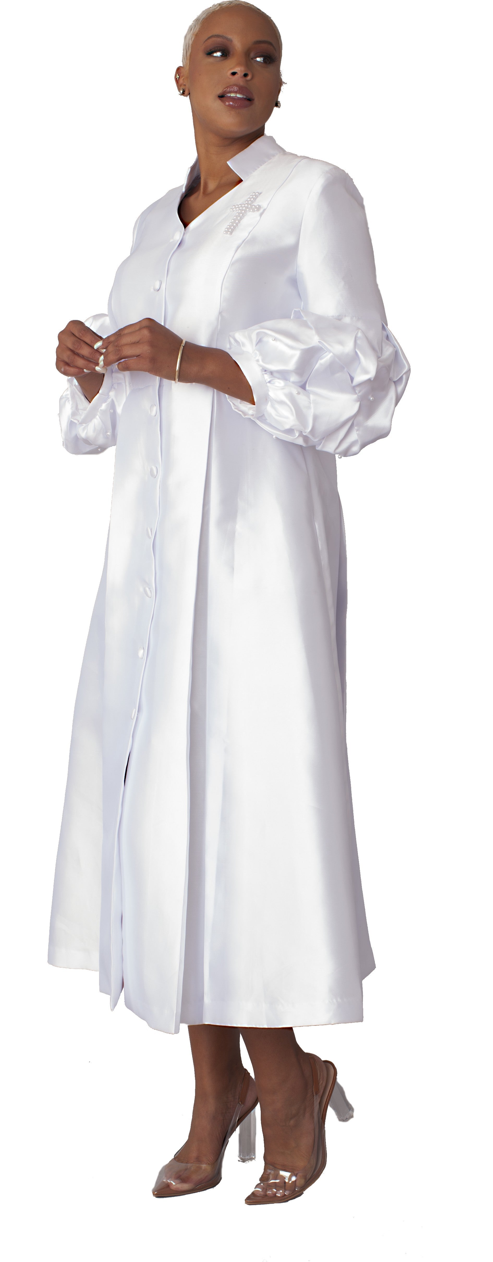 Women’s Plus Size Modern Cassock Robe -4730W by Tally Taylor