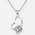 2 Carat Sparkala™ Heart 925 Sterling Silver Necklace by Sparkala