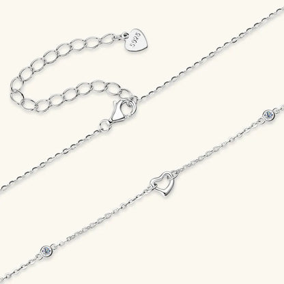 Sparkala™ 925 Sterling Silver Heart Necklace by Sparkala