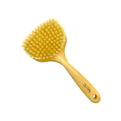 Dural Beech wood sauna &amp; massage brush with pure boar bristles by Pasteur Pharmacy