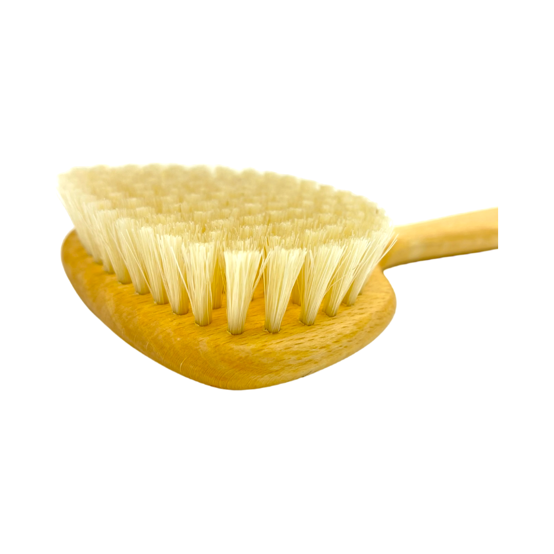 Dural Beech wood sauna &amp; massage brush with pure boar bristles by Pasteur Pharmacy