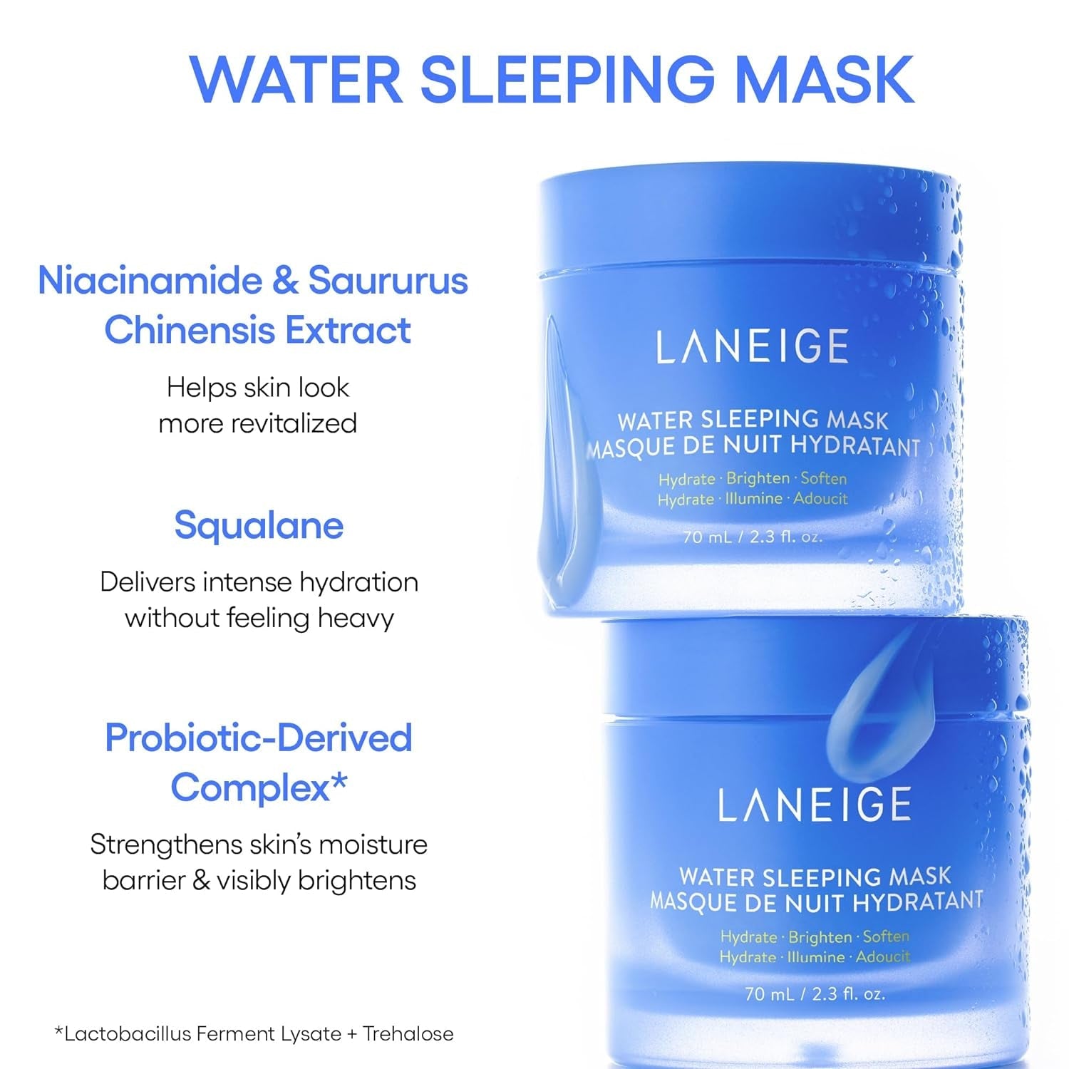 Water Bank Blue Hyaluronic Moisturizer: Barrier-Boosting Hydration, Squalane, Ceramide, Dermatologist-Tested by Korean Skin Care