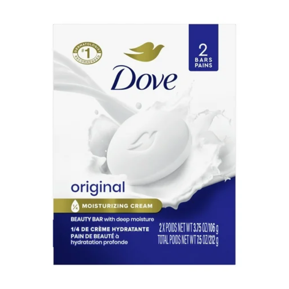 Dove White Beauty Bar (8oz 2pk) by Farmacias Savia