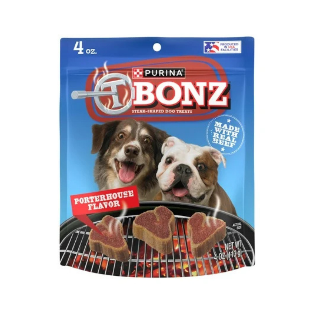 Purina T-Bonz Porterhouse Flavor Dog Treats (4oz) by Farmacias Savia