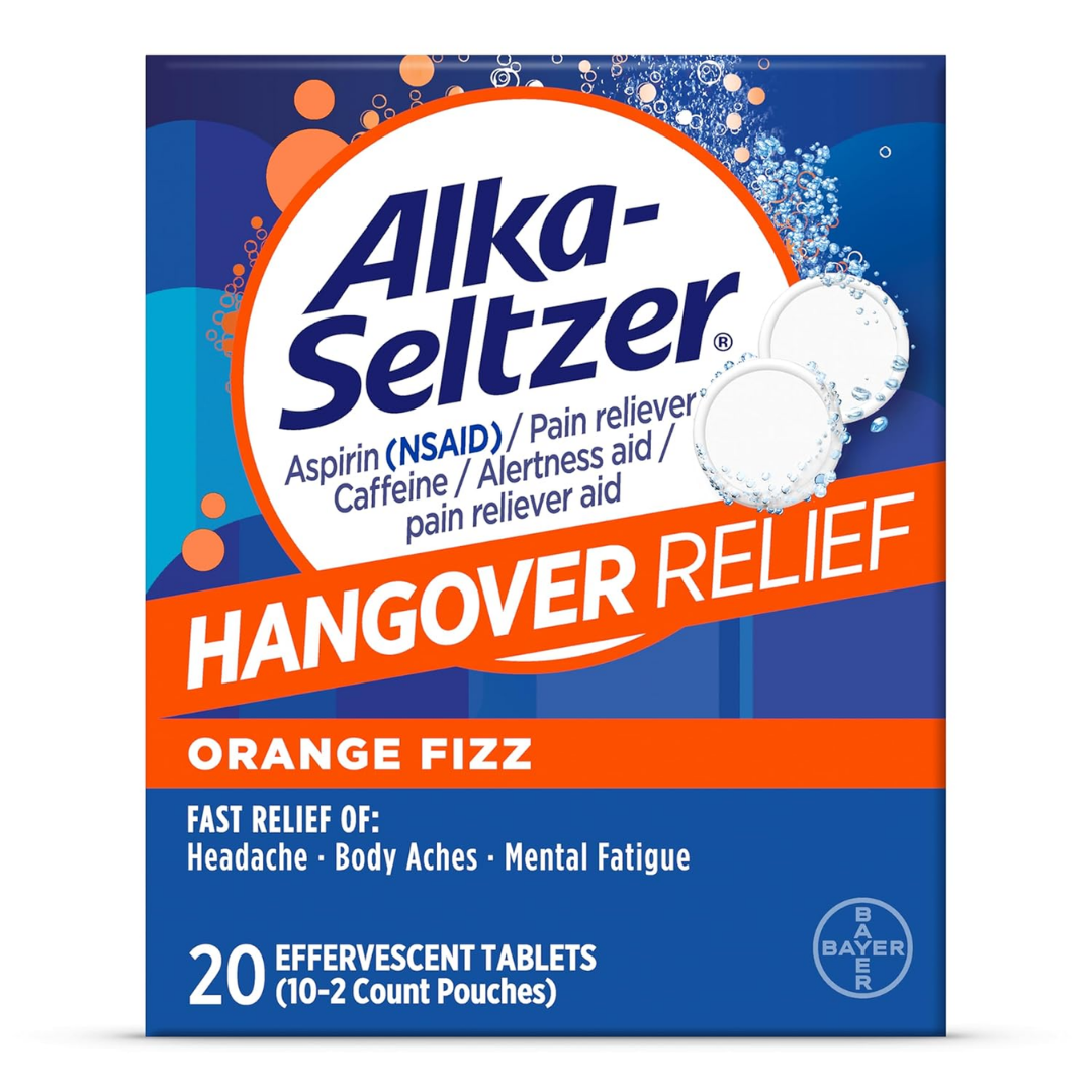 Alka-Seltzer Hangover Relief Effervescent Tablets (20ct) by Farmacias Savia