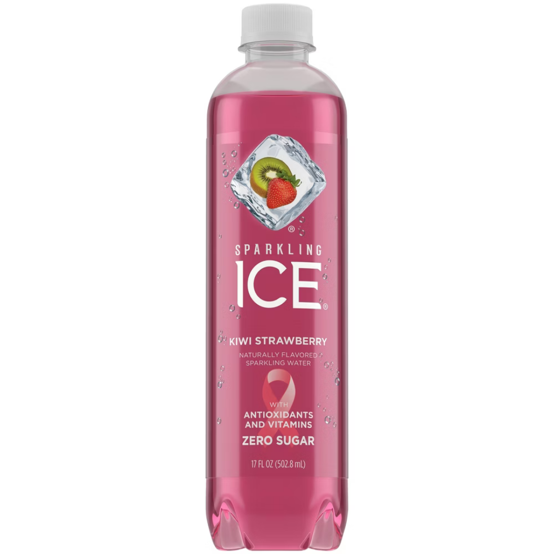 Sparkling Ice Kiwi Strawberry Flavored Sparkling Water (17oz) by Farmacias Savia