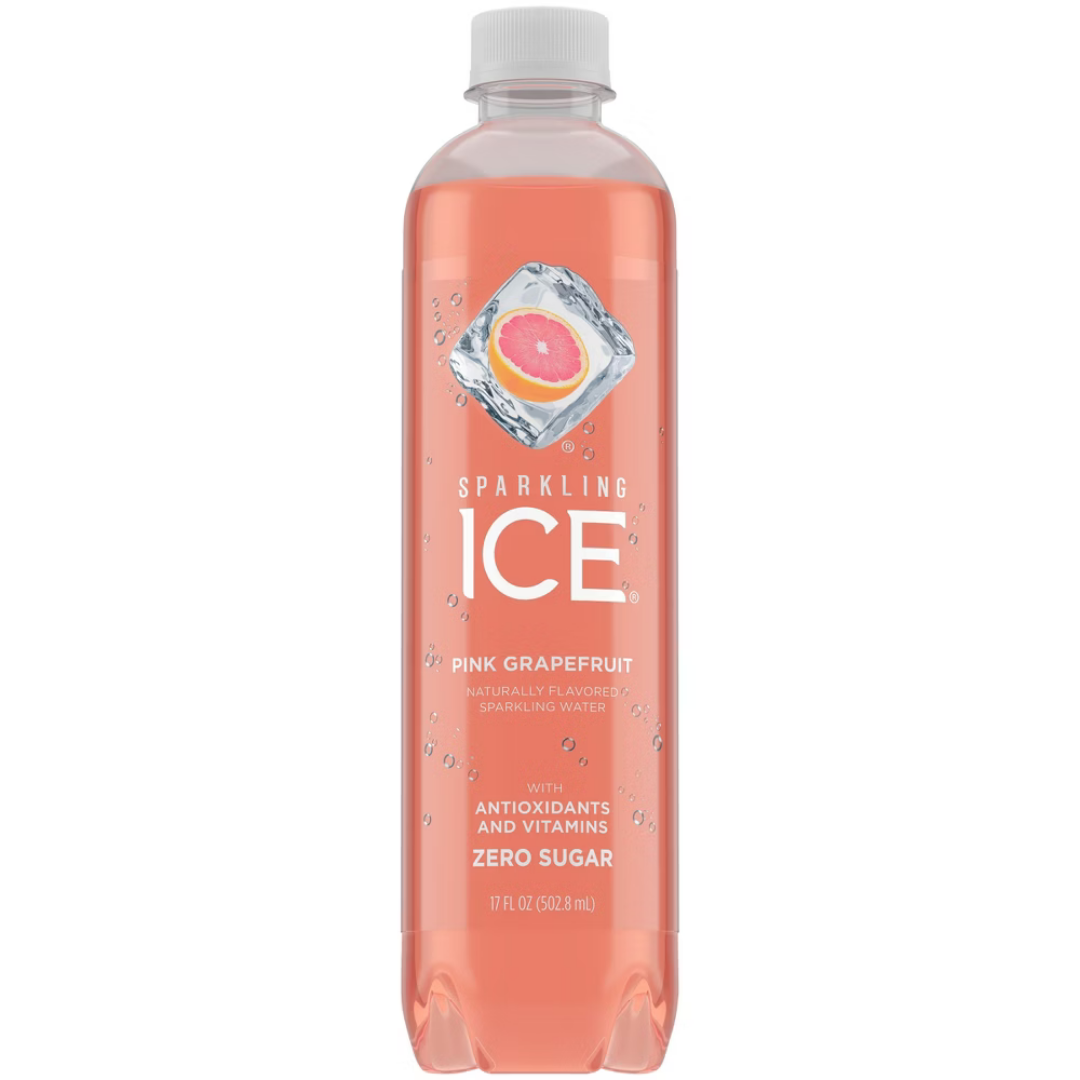 Sparkling Ice Pink Grapefruit Flavored Sparkling Water (17oz) by Farmacias Savia