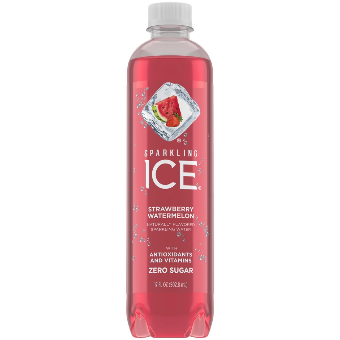 Sparkling Ice Strawberry Watermelon Flavored Sparkling Water (17oz) by Farmacias Savia