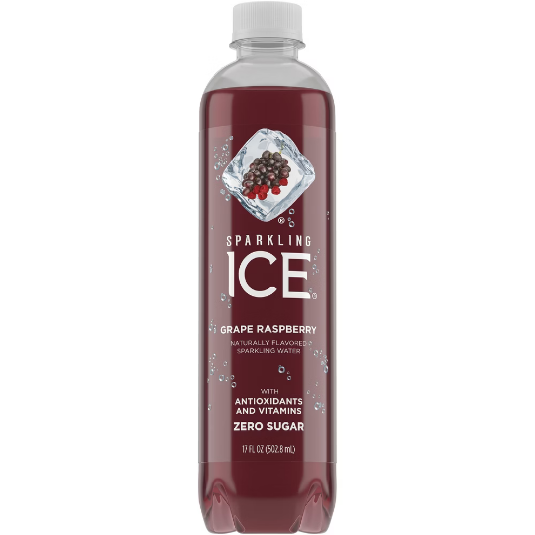 Sparkling Ice Grape Raspberry Flavored Sparkling Water (17oz) by Farmacias Savia
