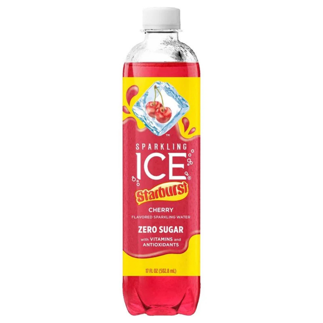 Sparkling Ice Starburst Cherry Flavored Sparkling Water (17oz) by Farmacias Savia