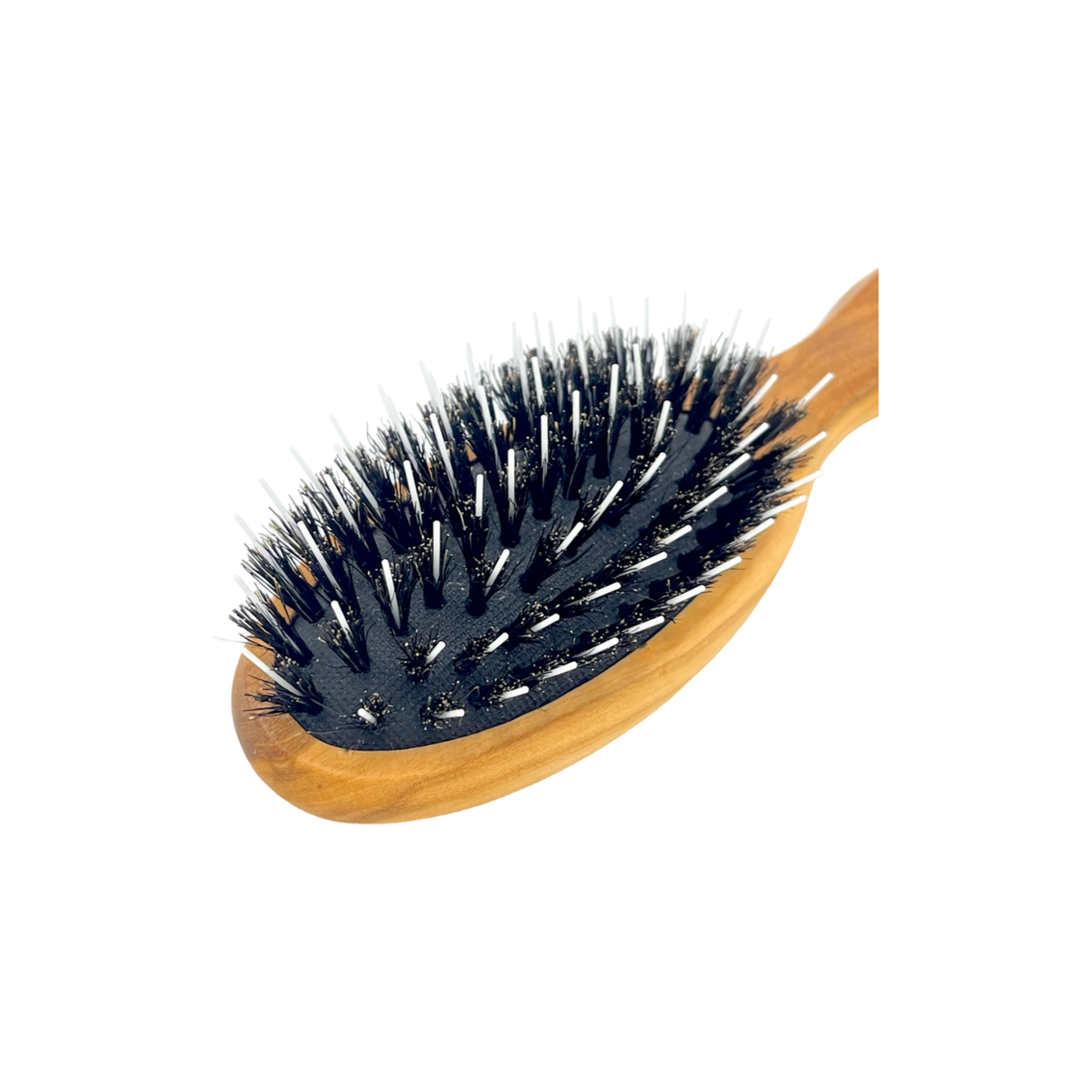 Dural Olive wood rubber cushion hair brush with boar bristles and nylon by Pasteur Pharmacy