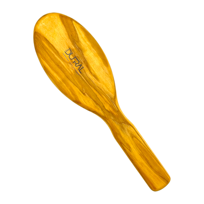 Dural Olive wood rubber cushion hair brush with steel pins and ball tips by Pasteur Pharmacy