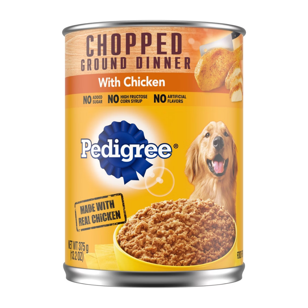 Pedigree Chopped Ground Dinner with Chicken Wet Dog Food (13.2oz) by Farmacias Savia