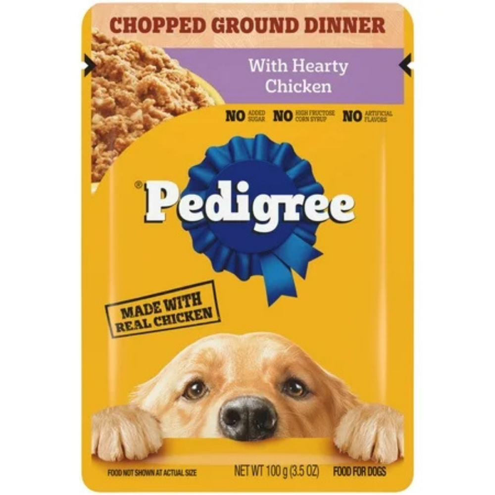 Pedigree Chopped Ground Dinner With Hearty Chicken (3.5oz) by Farmacias Savia