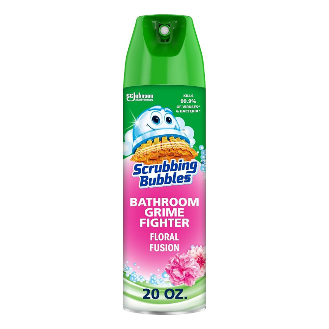 Scrubbing Bubbles Bathroom Grime Fighter Floral Fusion (20oz) by Farmacias Savia