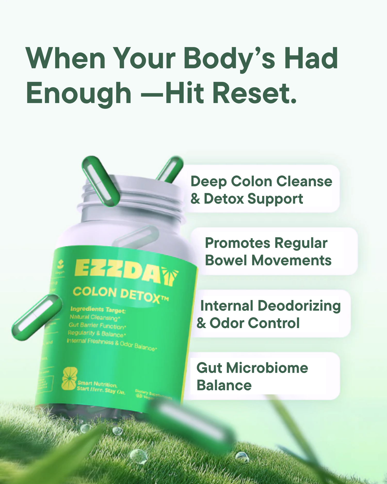 Colon Detox Supplements by EZZDAY