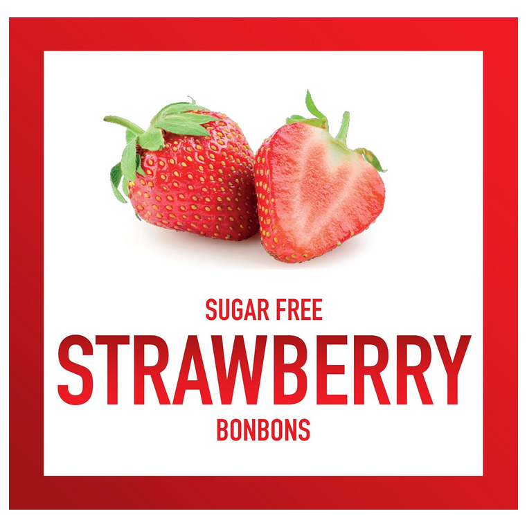 Swiss Imports Strawberry Sugar Free Bonbons Hard Candy Drops 1.4 Oz by Pasteur Pharmacy
