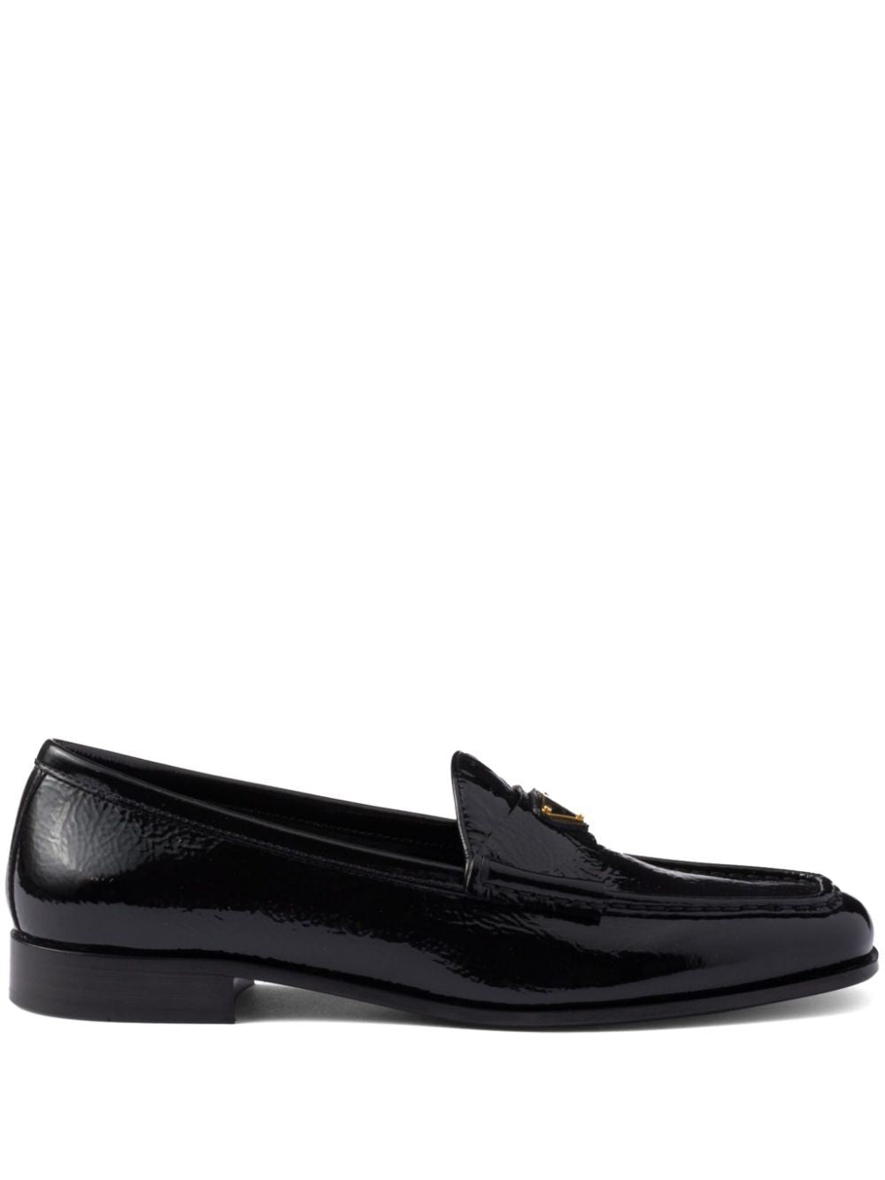 Prada Women Patent Leather Loafers by Luosophy