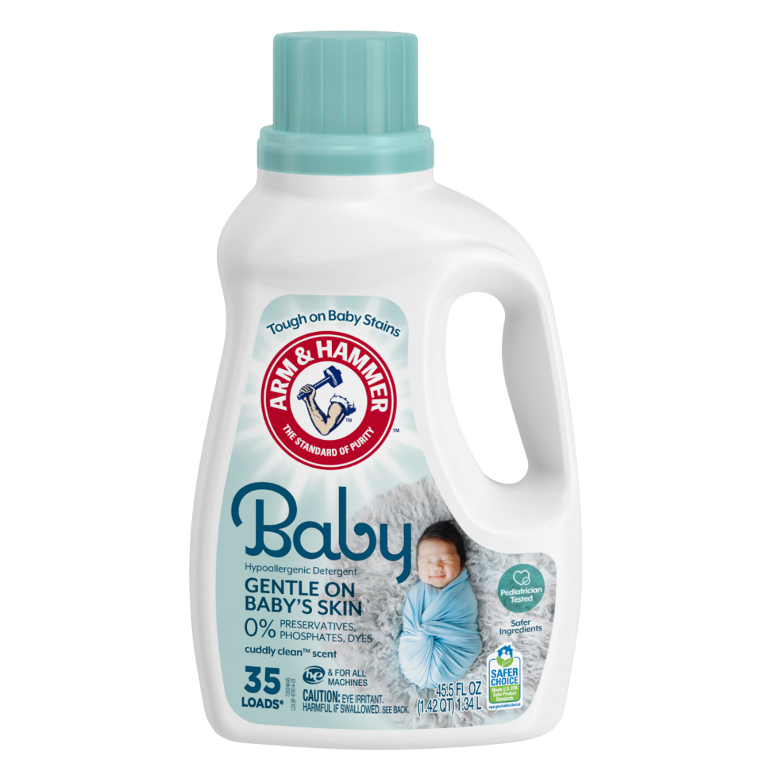Arm &amp; Hammer Baby Hypoallergenic Laundry Detergent Clean Scents (45.5oz) by Farmacias Savia