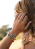 Natural Gemstone Bracelet + 14k Gold Filled Toggle : Key West by CanyonLeaf