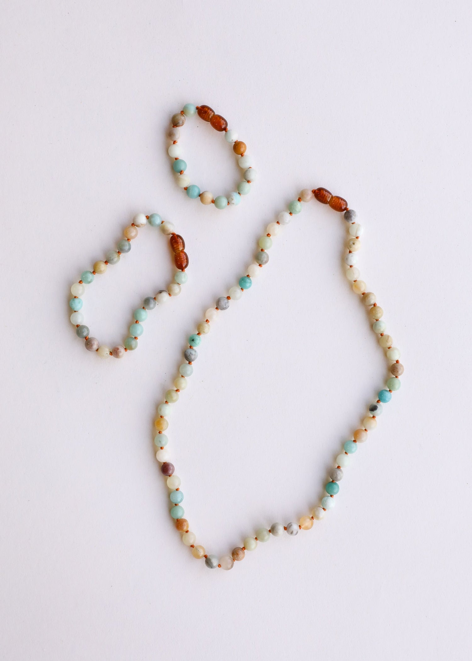 Natural Amazonite Gemstone || Beaded Necklace by CanyonLeaf