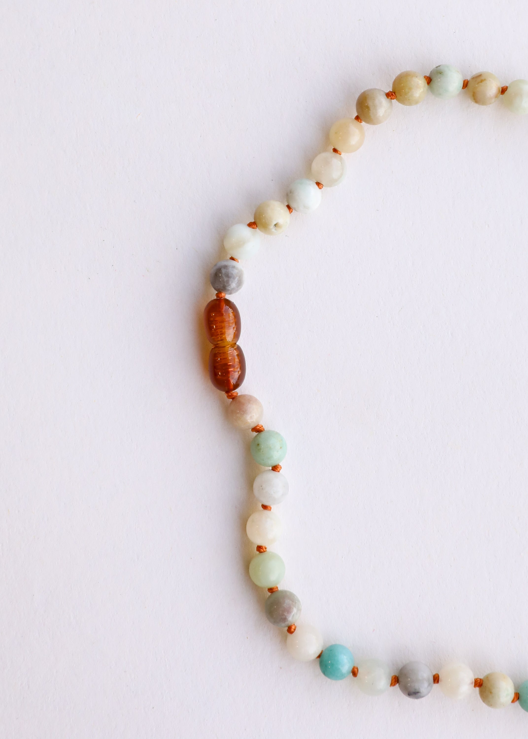 Natural Amazonite Gemstone || Beaded Necklace by CanyonLeaf
