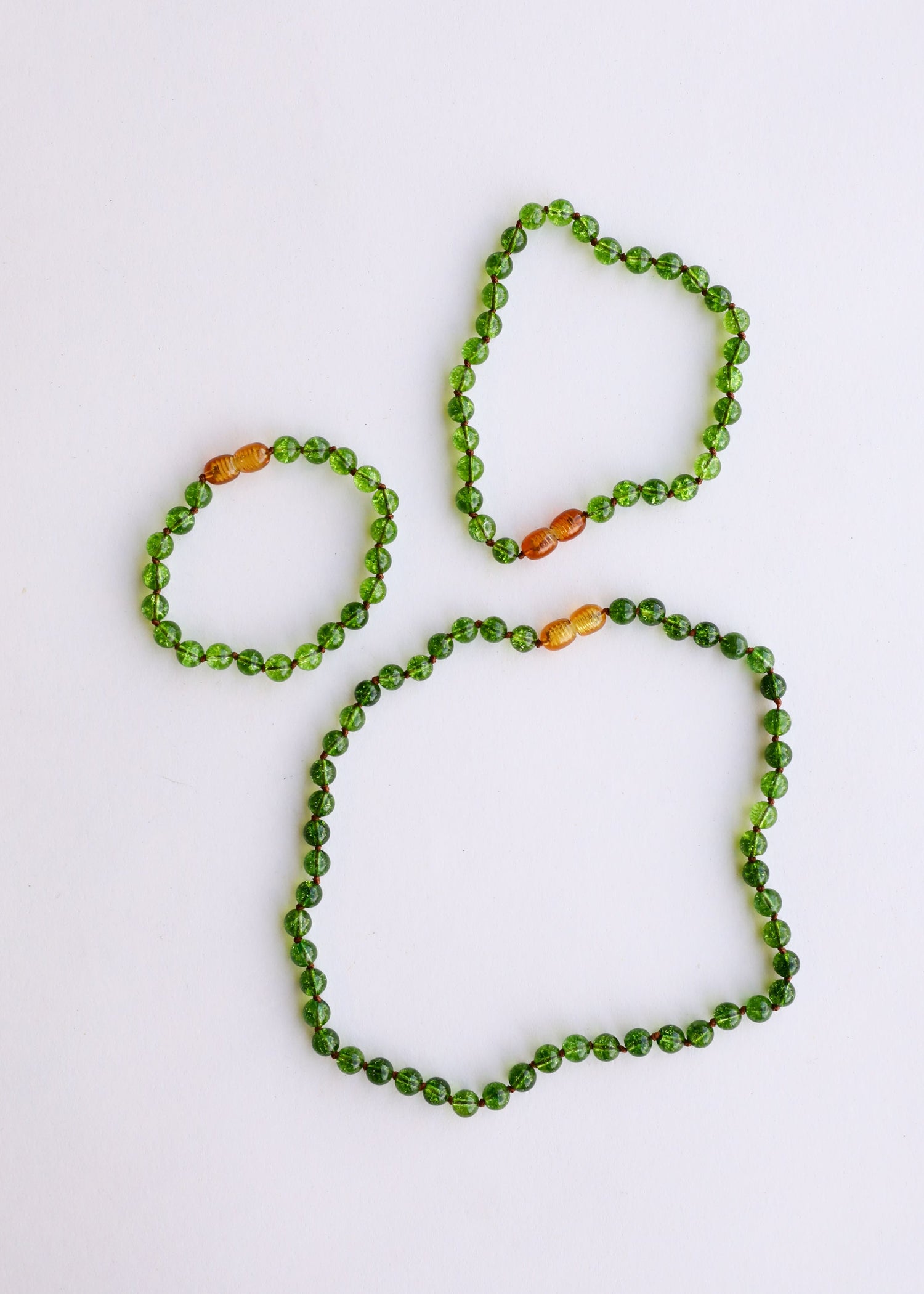 Pure Gemstone + Peridot || Anklet or Bracelet by CanyonLeaf
