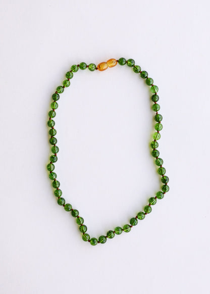 Pure Gemstone + Peridot || Necklace by CanyonLeaf