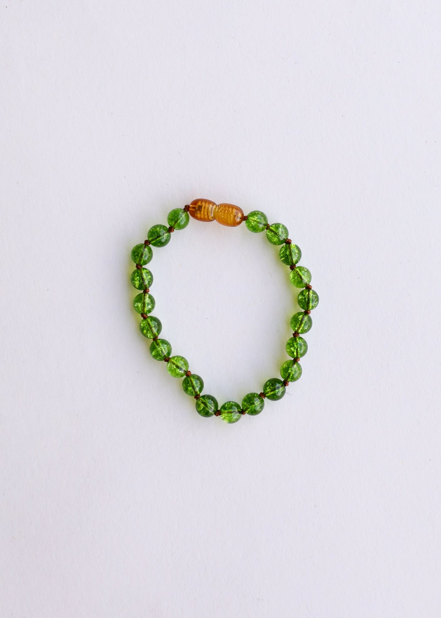 Pure Gemstone + Peridot || Anklet or Bracelet by CanyonLeaf