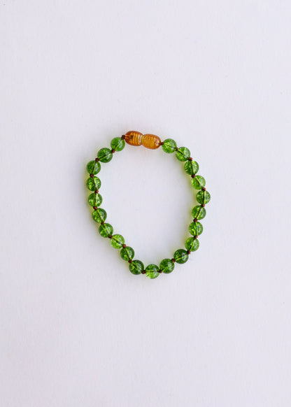 Pure Gemstone + Peridot || Anklet or Bracelet by CanyonLeaf