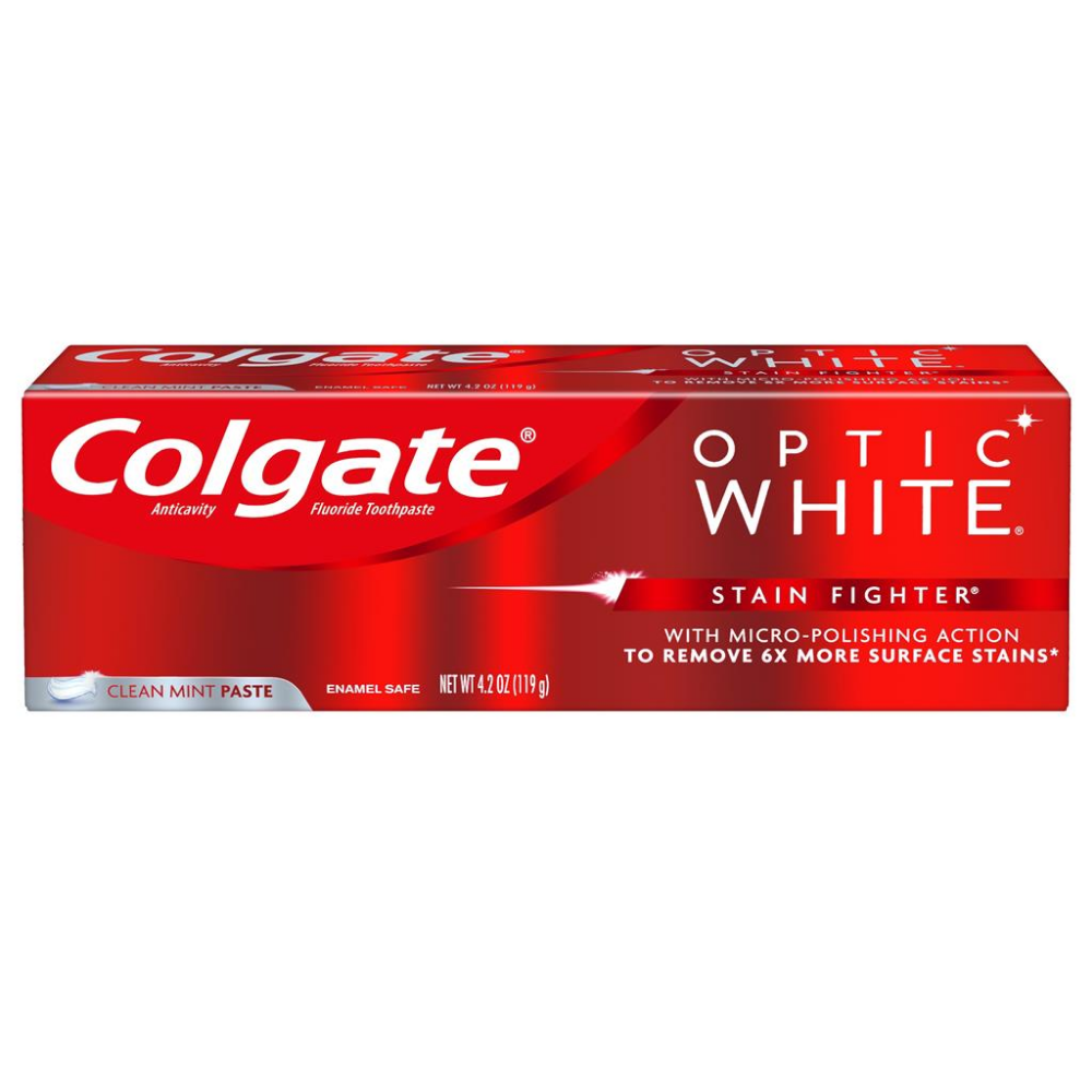 Colgate Optic White Stain Fighter Toothpaste (4.2oz) by Farmacias Savia