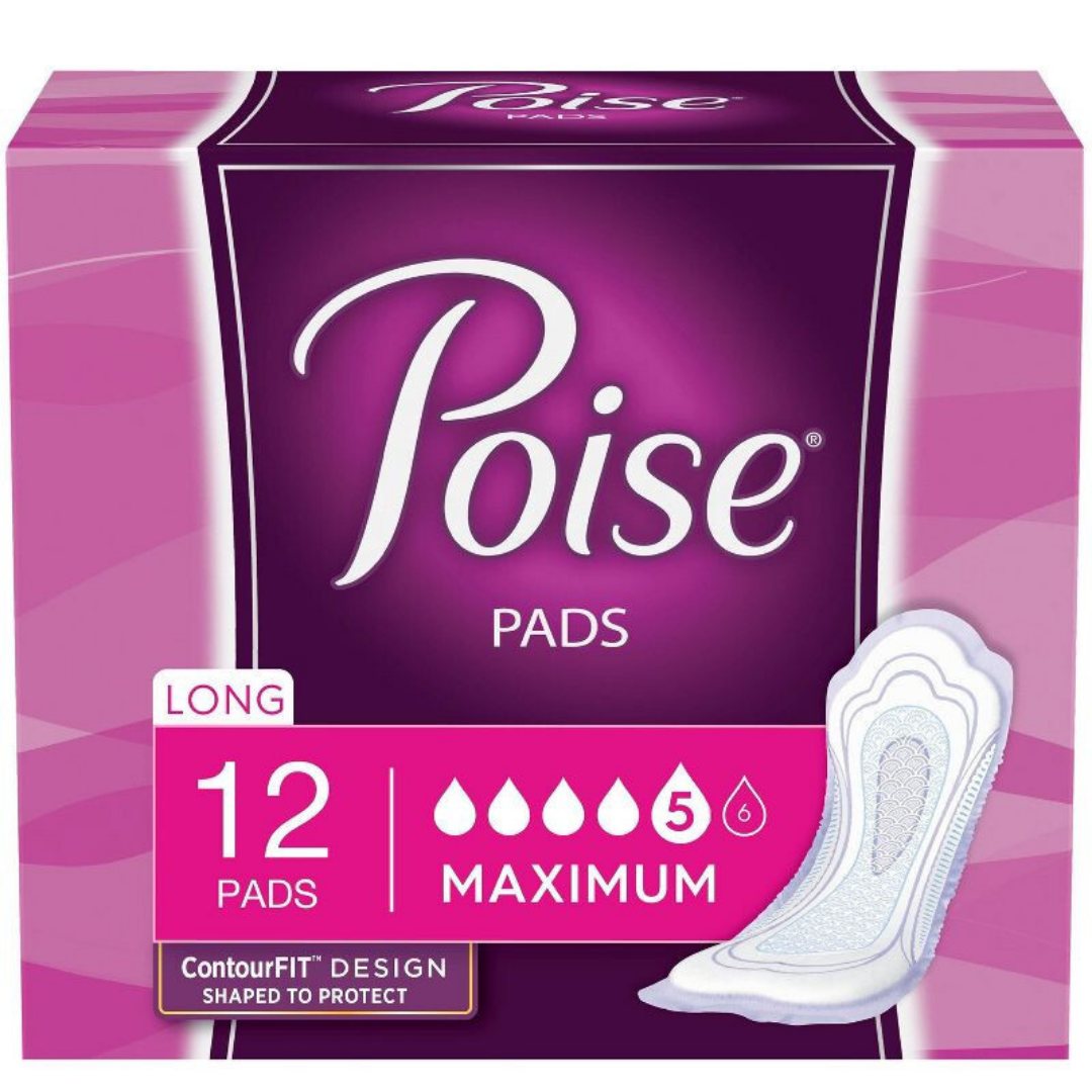 Poise Fresh Protection Maximum Long Pads (12 Pads) by Farmacias Savia