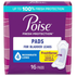 Poise Fresh Protection Moderate Ultra Length Pads (16 Pads) by Farmacias Savia