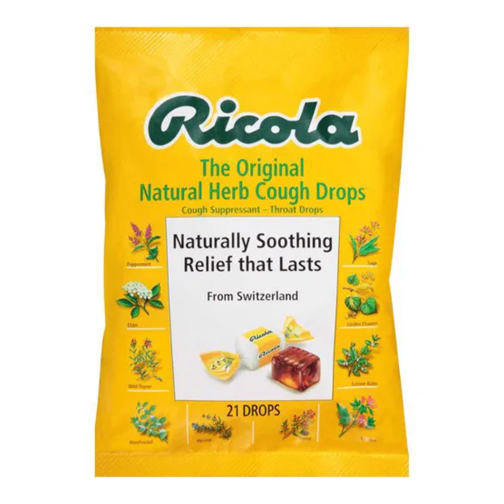 Ricola Original Natural Herb Cough Drops (21ct) by Farmacias Savia
