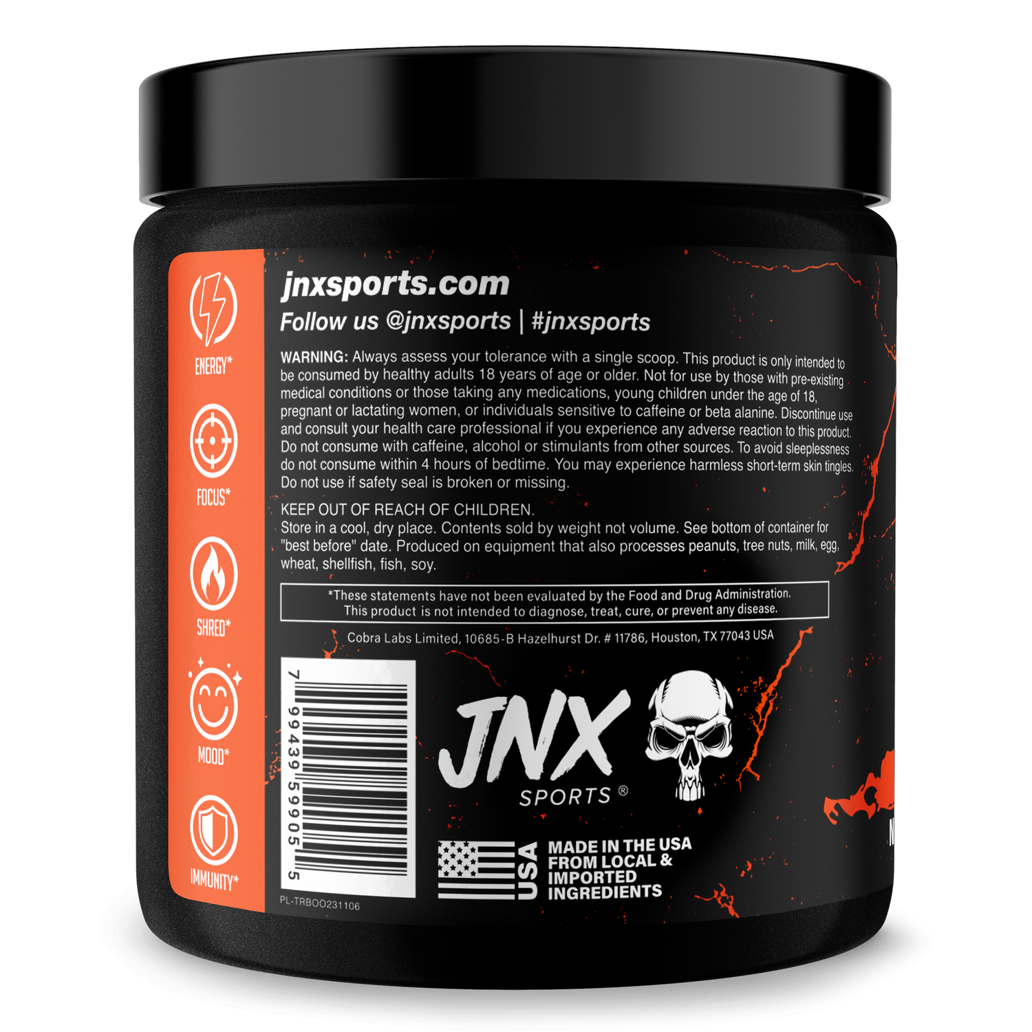 The Ripper! Fat Burner by JNX Sports