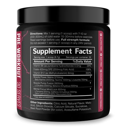 The Shadow! Pre-Workout by JNX Sports