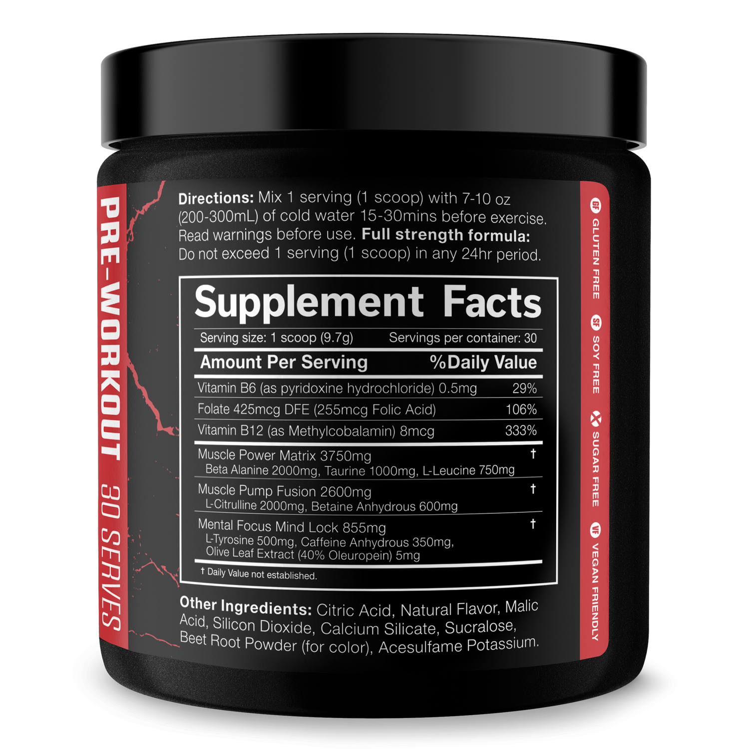 The Shadow! Pre-Workout by JNX Sports