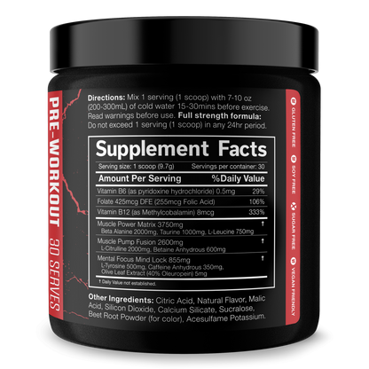 The Shadow! Pre-Workout by JNX Sports