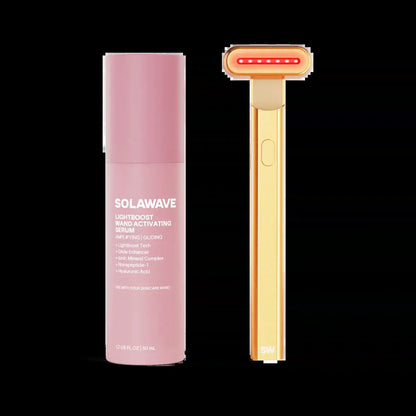 4-In-1 Radiant Renewal Skincare Wand with Red Light Therapy by Korean Skin Care