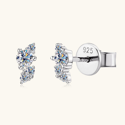 Pure Sterling Silver Sparkala™ Stud Earrings by Sparkala