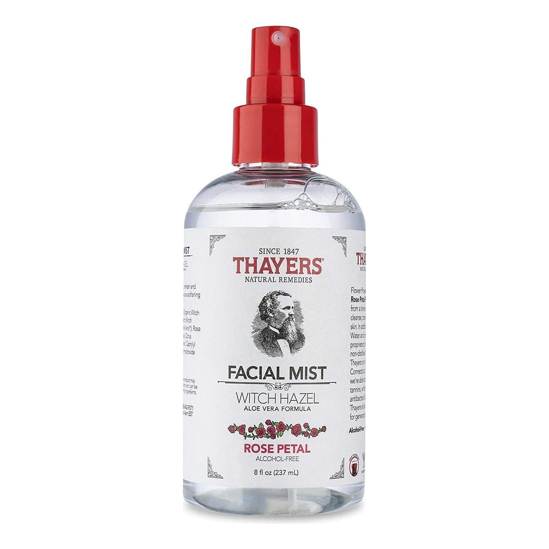 Thayers Rose Petal Witch Hazel Facial Mist Toner 8 Oz by Pasteur Pharmacy