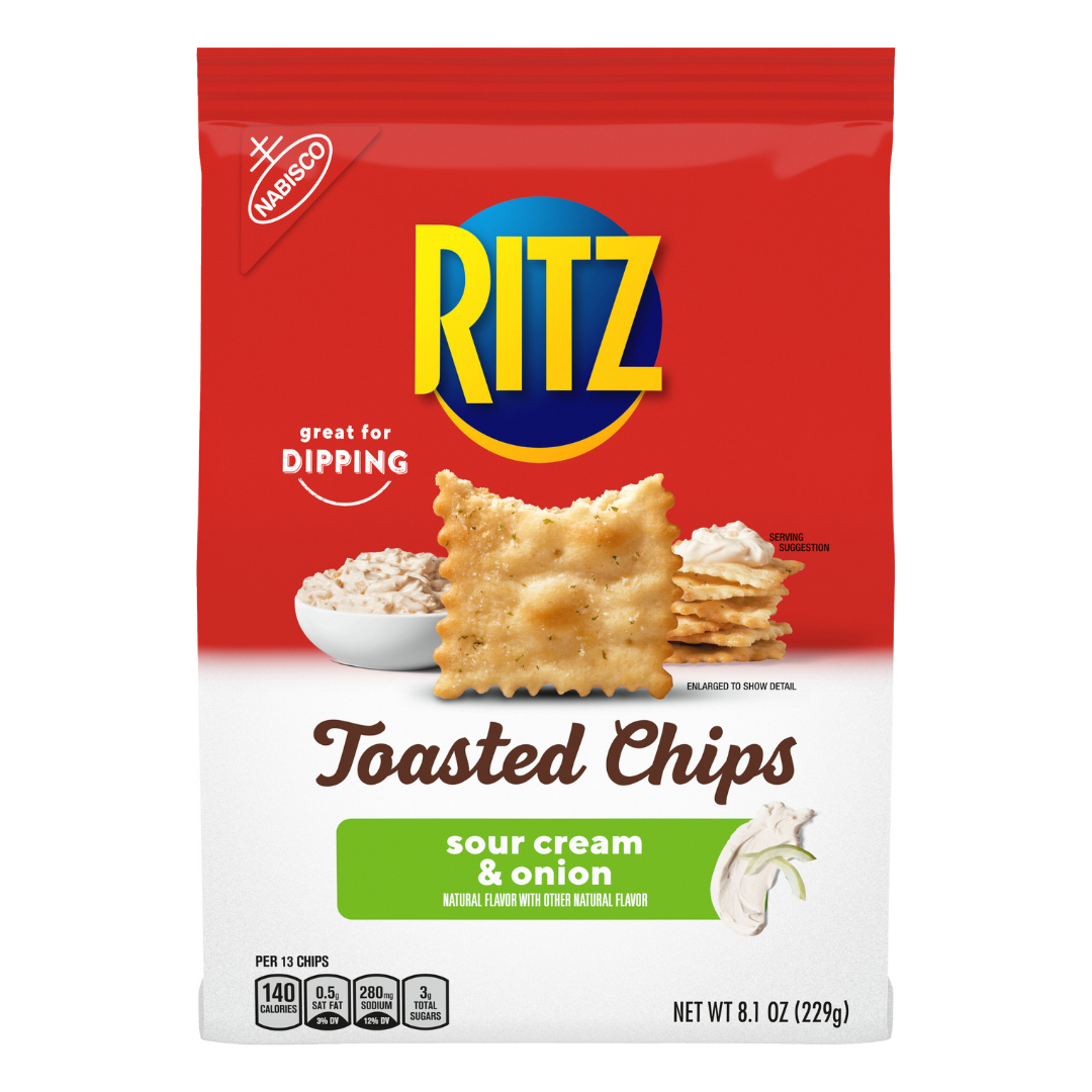 Ritz Toasted Chips Sour Cream Flavor (8.1oz) by Farmacias Savia