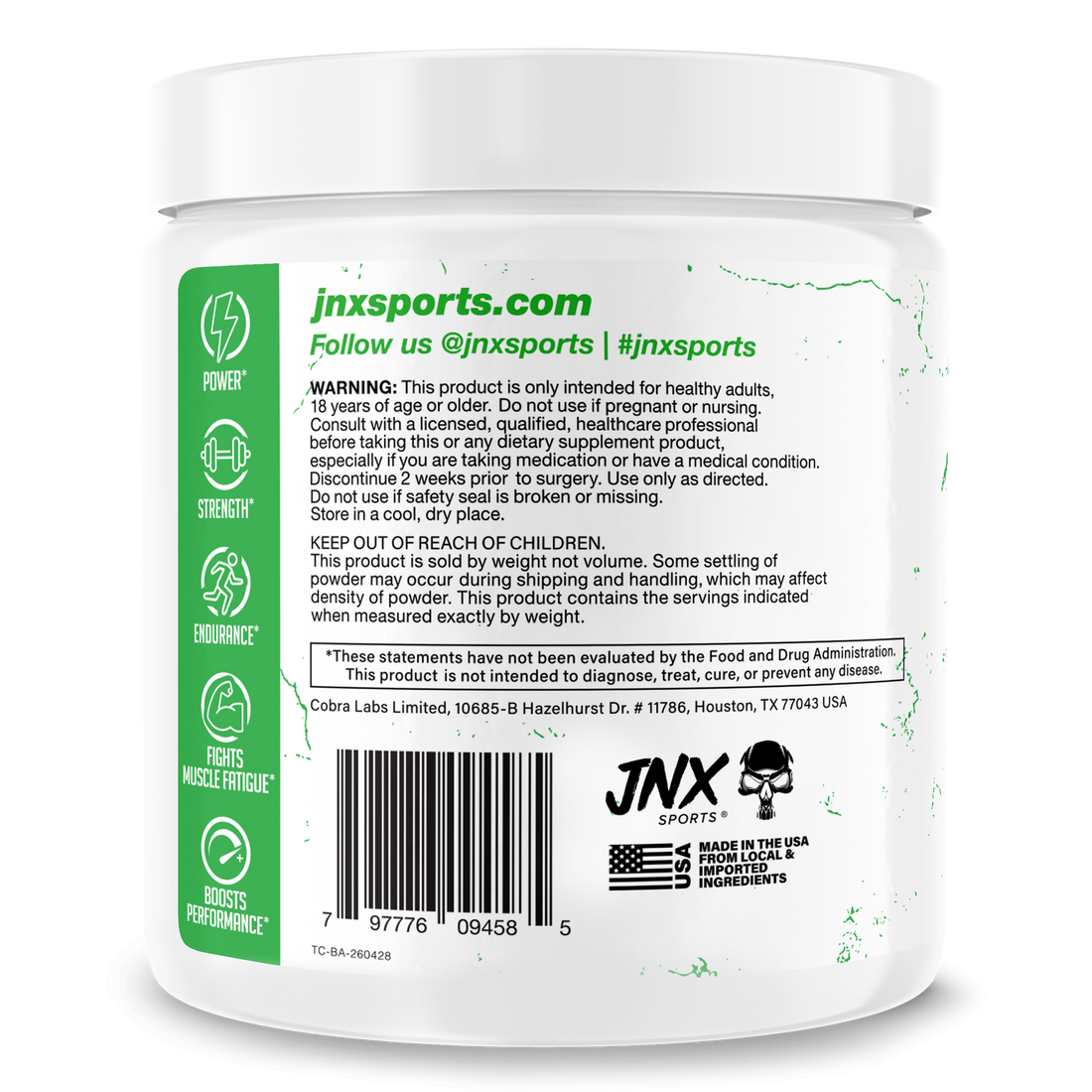 The Curse! Beta Alanine by JNX Sports