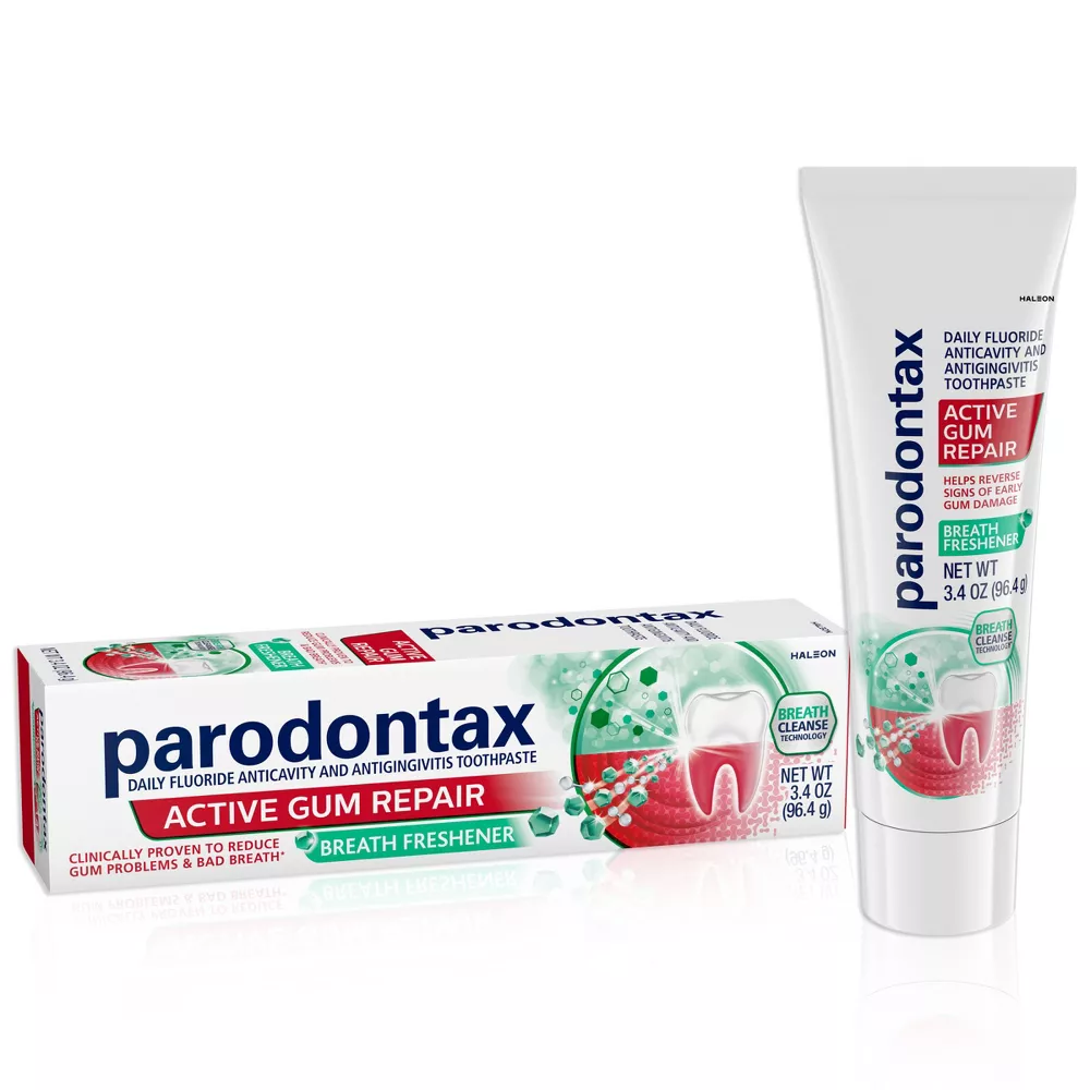 Parodontax Active Gum Repair Breath Freshener Toothpaste (3.4 oz) by Farmacias Savia