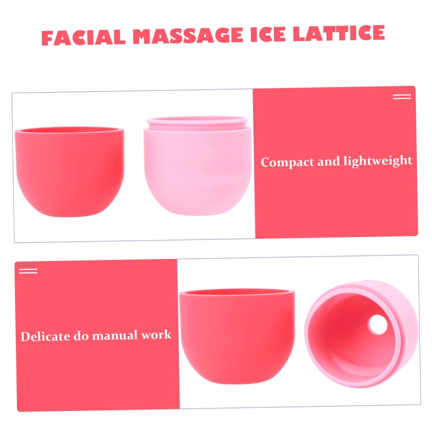 Silicone Ice Face Roller for Skincare Manual Massage Tool to Reduce Puffiness and Dark Circles Versatile Eye Roller for Men and Women for Sunburn Relief and Skin Care Routine by Korean Skin Care