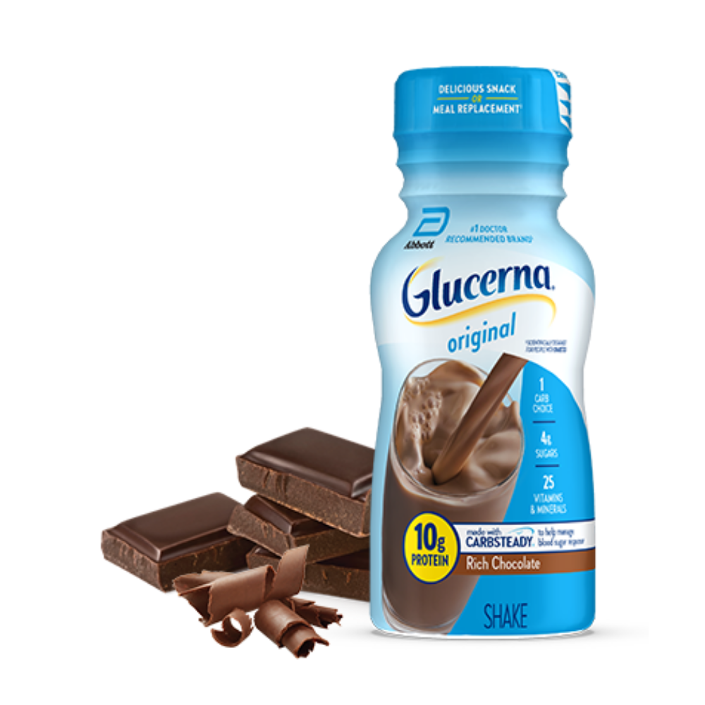 Glucerna Rich Chocolate Shake (6 ct) by Farmacias Savia