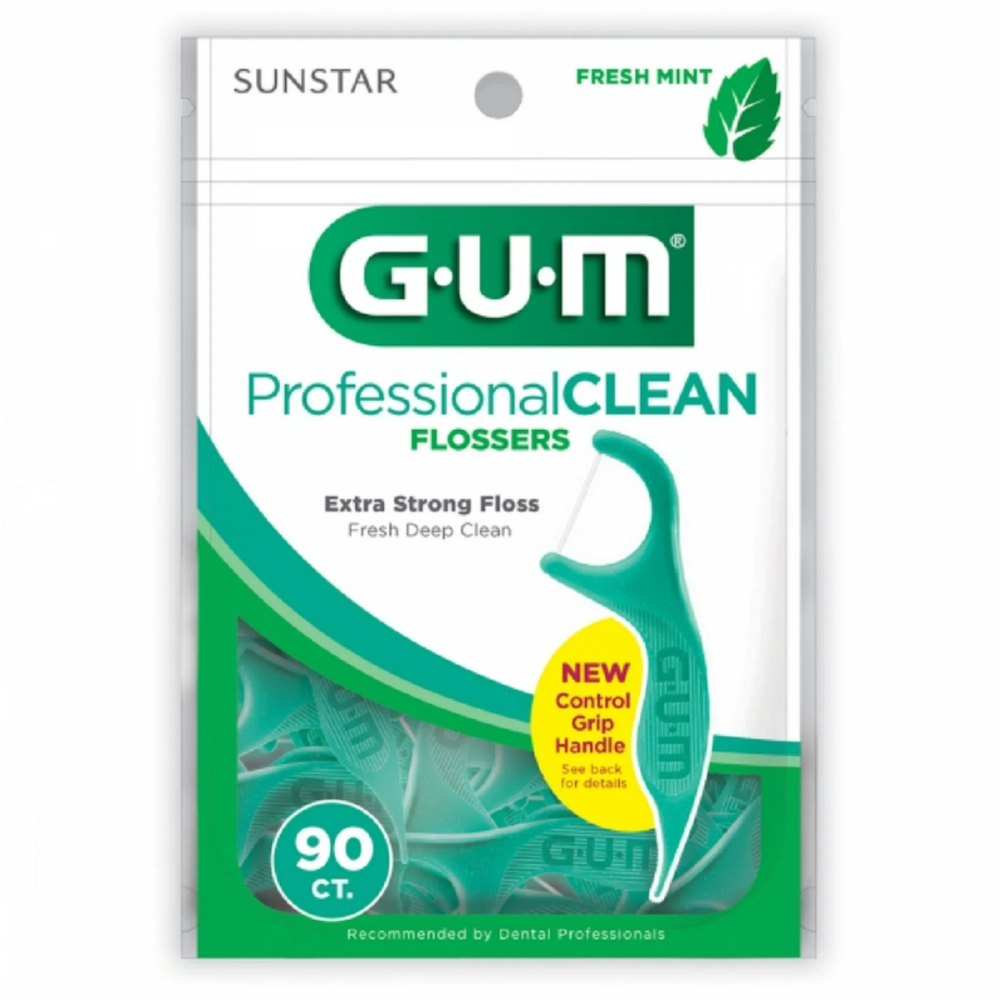 Sunstar Gum Professional Clean Flossers, Mint (90 ct) by Farmacias Savia