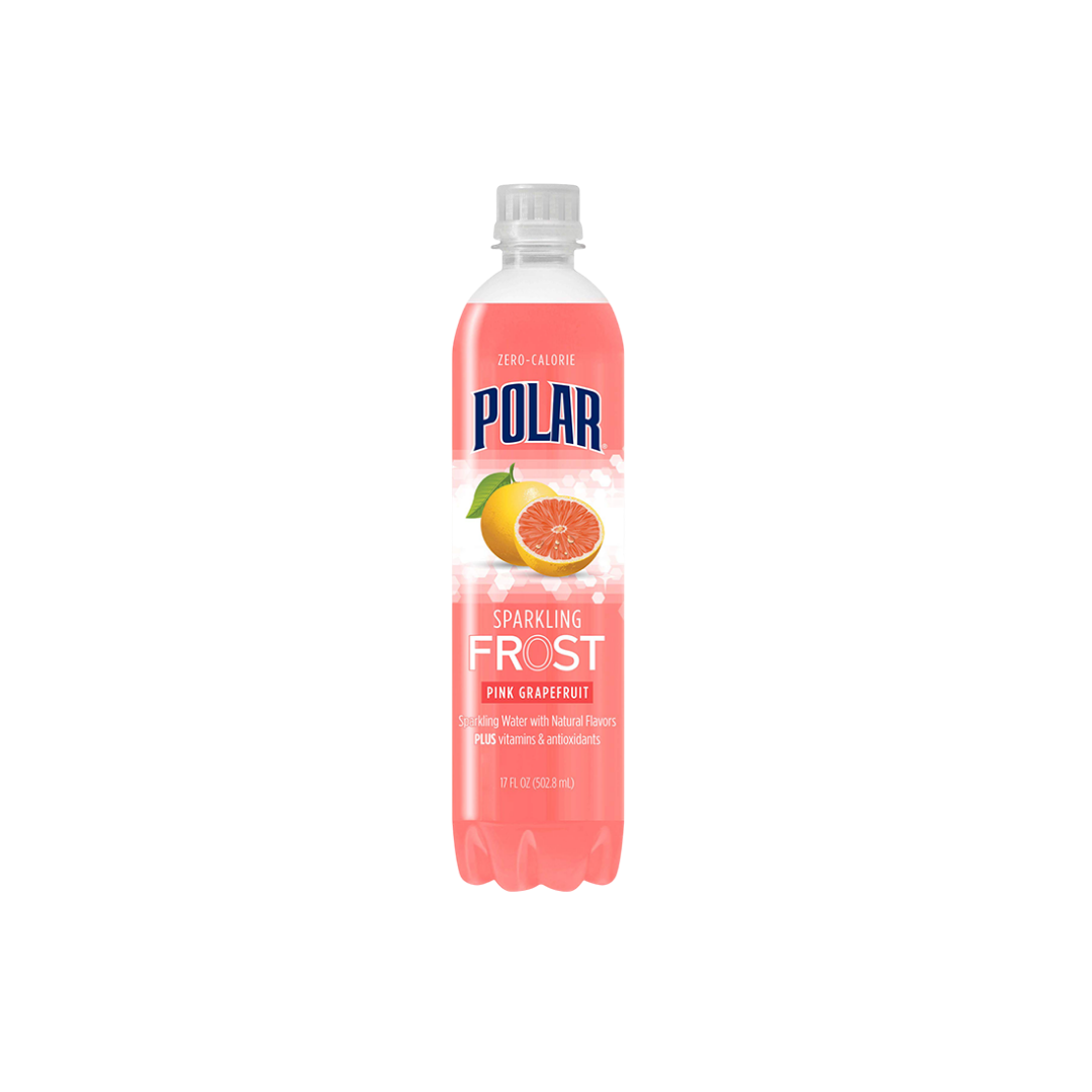 Polar Frost Pink Grapefruit Sparkling Water (16oz) by Farmacias Savia